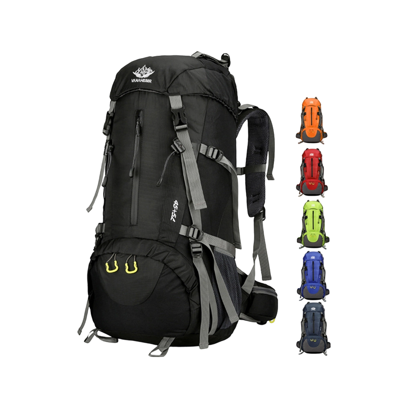 Mochila de montañismo profesional de nailon de gran capacidad, mochila de montañismo deportiva multifuncional de doble hombro Mochila de montañismo profesional de nailon de gran capacidad, mochila de montañismo deportiva multifuncional de doble hombro