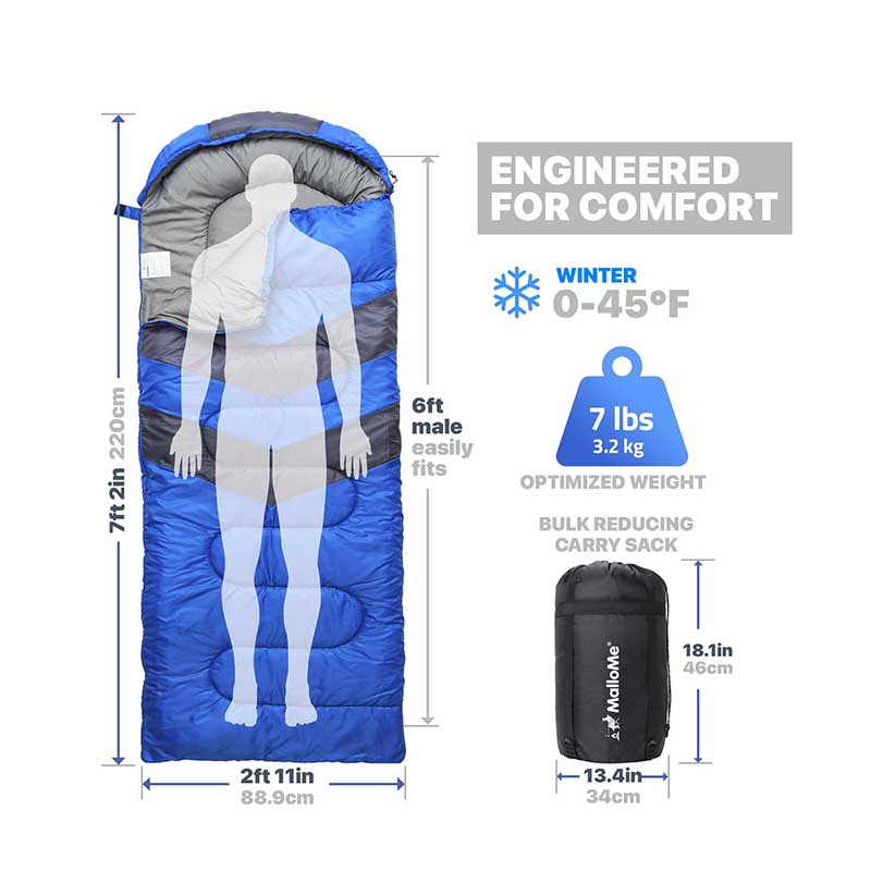 Saco de dormir tipo sobre para otoño e invierno, saco de dormir de camping con relleno de algodón hueco, saco para siesta Saco de dormir tipo sobre para otoño e invierno, saco de dormir de camping con relleno de algodón hueco, saco para siesta