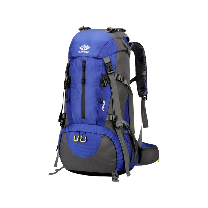 Mochila de montañismo profesional de nailon de gran capacidad, mochila de montañismo deportiva multifuncional de doble hombro Mochila de montañismo profesional de nailon de gran capacidad, mochila de montañismo deportiva multifuncional de doble hombro