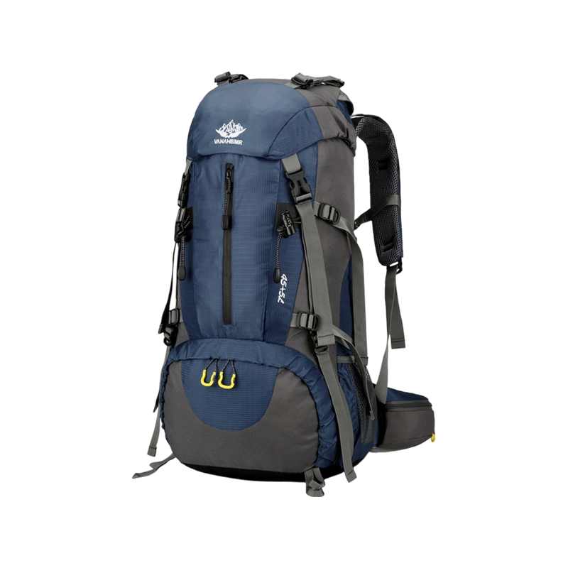 Mochila de montañismo profesional de nailon de gran capacidad, mochila de montañismo deportiva multifuncional de doble hombro Mochila de montañismo profesional de nailon de gran capacidad, mochila de montañismo deportiva multifuncional de doble hombro