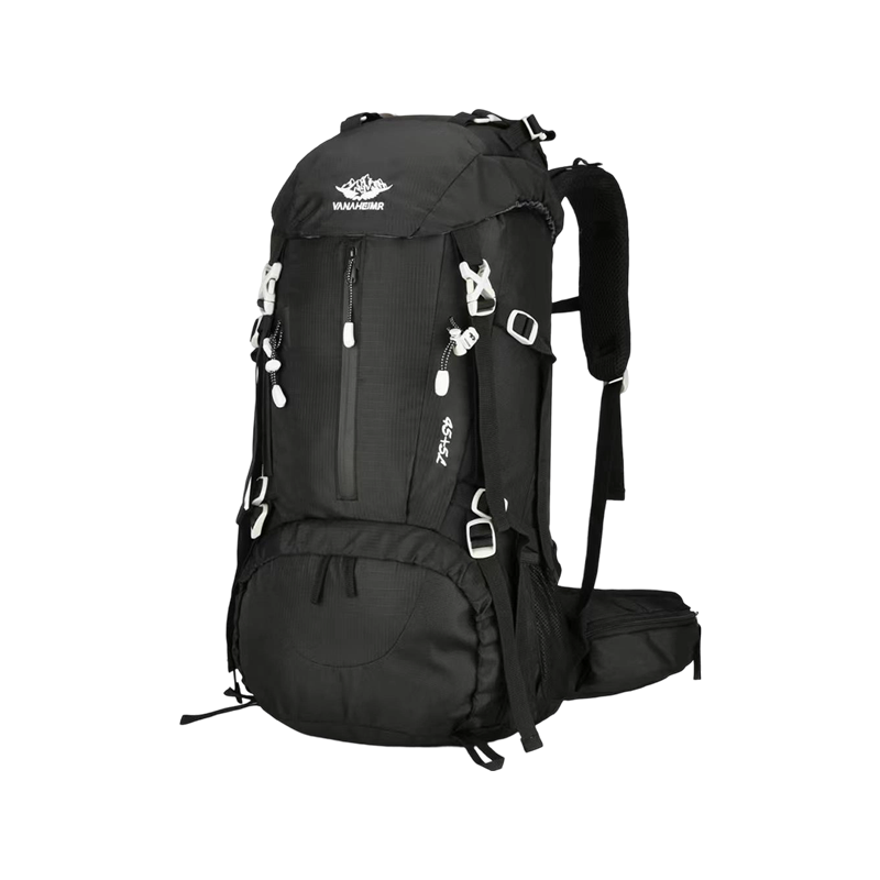 Mochila de montañismo profesional de nailon de gran capacidad, mochila de montañismo deportiva multifuncional de doble hombro Mochila de montañismo profesional de nailon de gran capacidad, mochila de montañismo deportiva multifuncional de doble hombro