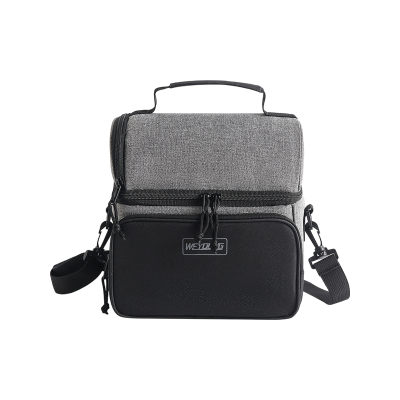 Bolsa térmica de doble capa de gran capacidad, de tela Oxford, bolsa de picnic portátil tipo hielera